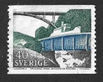 Stamps Sweden -  744 - Canal Dalsland