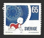 Sellos de Europa - Suecia -  897 - Seguridad Vial