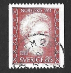 Stamps Sweden -  911 - Marie Sklodovska Curie