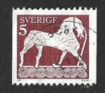 Sellos de Europa - Suecia -  954 - Esculturas de Piedra en Gottland del siglo IX