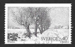 Stamps Sweden -  956 - Cuadros de Pintores Suecos