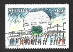 Sellos del Mundo : Europa : Suecia : 1729 - Inauguración del Globe Arena