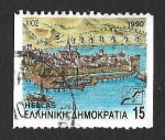 Stamps Greece -  1689 - Vista de Chios