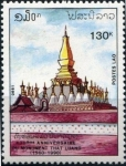 Sellos de Asia - Laos -  430 aniversario del templo de That Luang