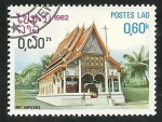 Stamps Laos -  Pagodas, Vat Inpeng