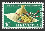 Stamps Switzerland -  352 - Sombrero de Disfraz de Vaud
