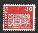 Stamps Switzerland -  444 - Casa a Dos Aguas