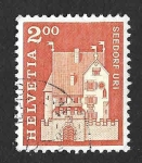 Stamps Switzerland -  452 - Castillo de Seedorf