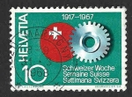 Stamps Switzerland -  483 - L Aniversario de la Semana Suiza
