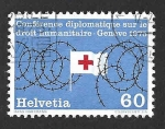 Stamps Switzerland -  601 - II Conferencia Diplomática Internacional de Derecho Humanitario