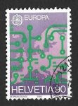 Stamps Switzerland -  823 - Circuito (EUROPA CEPT)