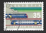 Stamps Switzerland -  857 - Sistema Urbano Ferroviario