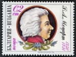 Stamps : Europe : Bulgaria :  Mozart