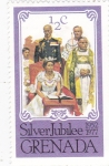 Stamps Grenada -  Coronación 25 aniversario