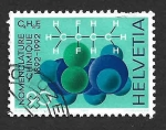 Stamps Switzerland -  913 - Centenario de la Conferencia Internacional de Nomenclatura Química