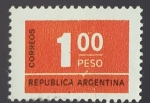 Sellos de America - Argentina -  Cifras