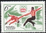 Sellos de Europa - Rusia -  Juegos Olímpicos Innsbruck 1976 - Patinaje artístico