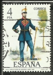 Stamps Spain -  Tambor mayor de infanteria