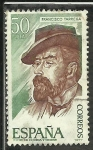 Stamps : Europe : Spain :  Francisco Tarrega