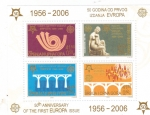 Stamps Serbia -  50 ANIVERSARIO PRIMERA EMISIÓN EUROPA CEPT
