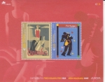 Stamps Portugal -  pósters de Fred Kradolfer 1931 y Joao Machado 1997 EUROPA CEPT