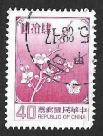 Stamps Taiwan -  2154A - Flores del Ciruelo