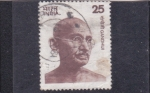 Sellos de Asia - India -  MAHATMA GANDHI