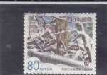 Stamps Japan -  paisaje nevado