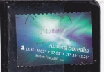 Stamps : Europe : Finland :  Aurora boreal 