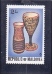 Stamps : Asia : Maldives :  Artesana