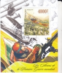 Stamps Benin -  aviones primera guerra mundial
