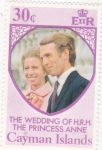 Stamps United Kingdom -  Boda princesa Ana y Capitán Mark Phillips