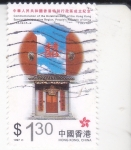 Stamps : Asia : Hong_Kong :  Casa de Sam Tung Reino Unido