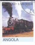 Sellos del Mundo : Africa : Angola : Tren Antiguo