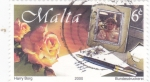 Stamps Malta -  Fotografía Sobre y Rosa