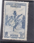 Stamps : Asia : Mauritania :  DANZA