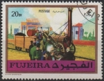 Stamps United Arab Emirates -  Locomotoras Antiguas