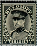 Stamps Belgium -  King Albert I with kepi