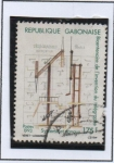 Stamps Gabon -  Telegrafo, Dispositivo d' Chappe y Codigo