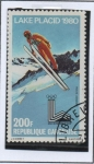 Stamps : Africa : Gabon :  Lake Placid