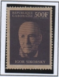 Stamps Gabon -  Igor Fokker