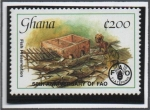 Stamps Ghana -  FAO, Conservacion d' Pascado