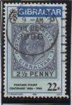 Stamps : Europe : Gibraltar :  Rey Edward VII