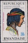 Stamps : Africa : Rwanda :  Quincena Africana - sobreimpreso,