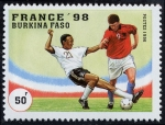 Stamps Burkina Faso -  Fútbol