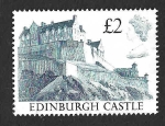 Stamps United Kingdom -  1447 - Castillo de Edimburgo