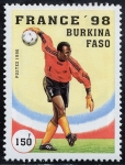 Stamps Burkina Faso -  Fútbol