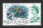 Stamps : America : Bahamas :  213 - Jardín Acuático