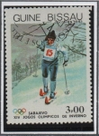 Stamps Guinea Bissau -  Juegos d' Invierno, Sarajevo, Biatlon