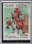 Stamps Guinea Bissau -  Juegos d' Invierno, Sarajevo, Hockey